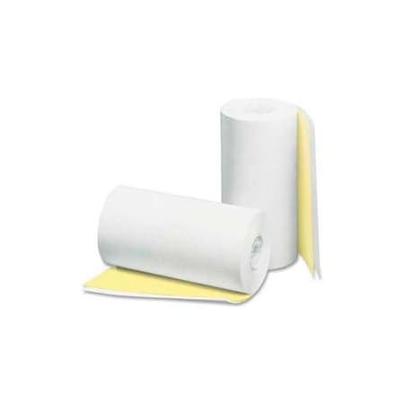 Pm Company PM Perfection POS/Cash Register Rolls, 4-1/2" x 90', White/Canary, 24 Rolls/Carton 8785